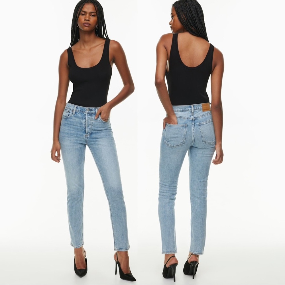 Denim Forum Yoko High-Rise Slim Jean